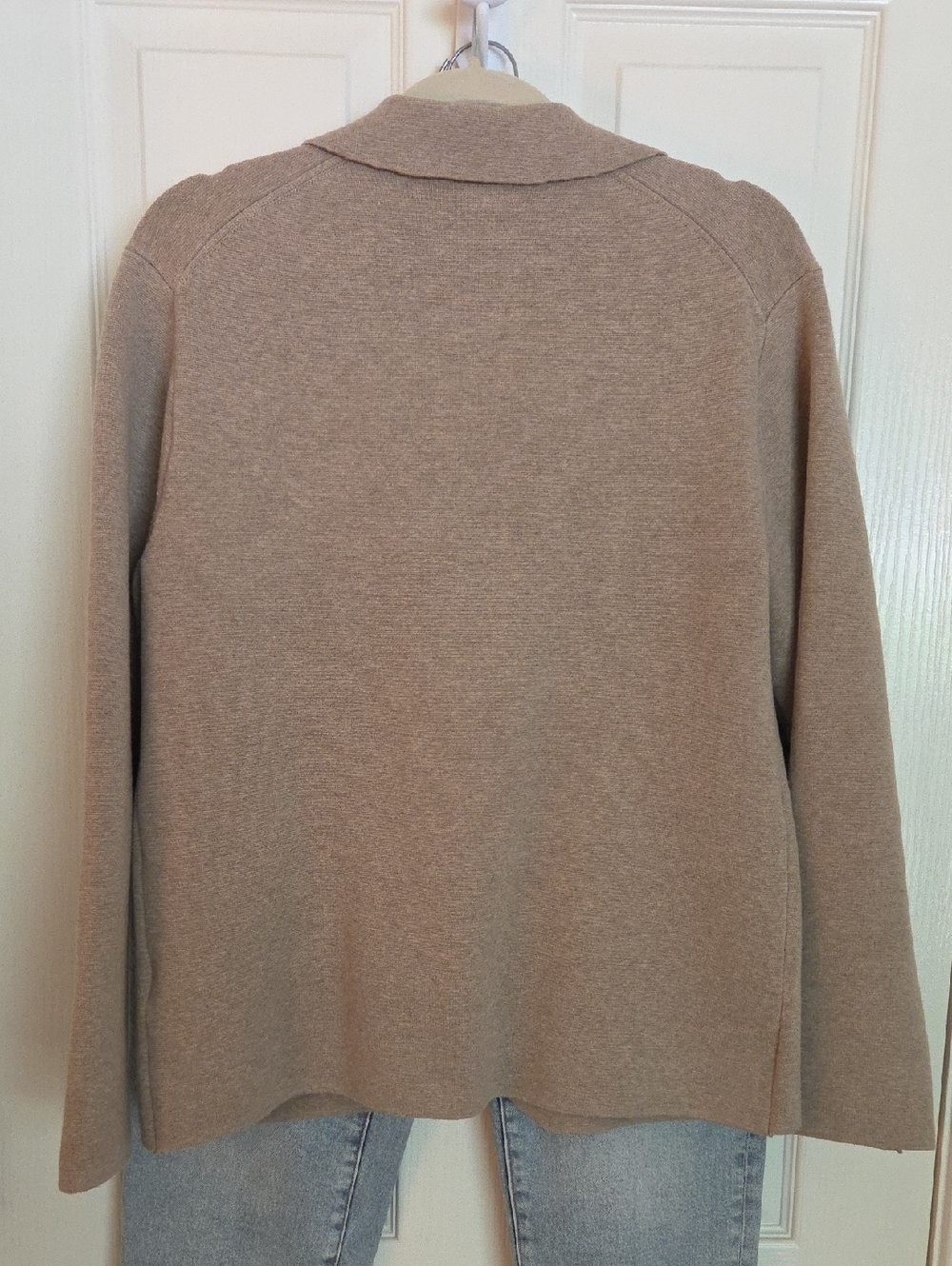 J. Crew Tan Single-Button Women's Blazer Size L - Picture 7 of 8